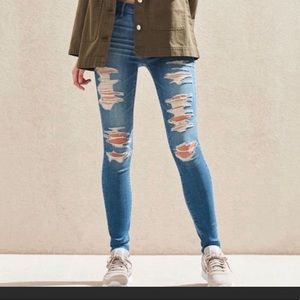 PacSun- Perfect Fit Jegging- Oregon Blue